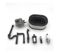 ERIHJOX Filtro Aria Olio, Tubo Flessibile Olio, Candela, Kit carburatore for Motosega 044 461 046 MS440 MS460.