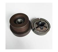 ERIHJOX Frizione a Cinghia a Doppia Gola (Chiave Piatta) Adatta for Motori 188F/190F/GX390/GX420 con Albero di Uscita da 25 mm, utilizzata for Pompa dell'Acqua/Fresa(Belt Width 13mm)