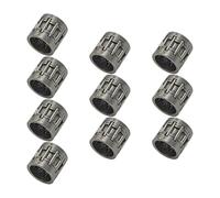 ERIHJOX Gabbia Cuscinetto ad Aghi pistone da 10 Pezzi Adatta for Parti del Motore della Motosega 350 351 370 371 390 420