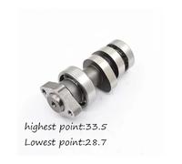 ERIHJOX Gruppo bilanciere Albero a camme Moto Adatto for CBF125 CBF150 CB 150150 GL150(Camshaft)