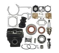 ERIHJOX Gruppo Cilindro pistone di Ricambio da 56 mm di Diametro Adatto for Motosega a Benzina a 2 Tempi MS660 MS 660 066 Big Bore