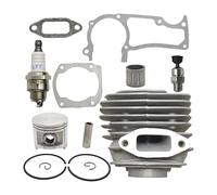 ERIHJOX Gruppo pistone e Cilindro (50 mm) Adatto for Kit pistone Motosega CS 2171 2163 2165 2063 2065 2071