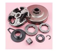 ERIHJOX Gruppo Tamburo Frizione Adatto for Motosega 365 362 371 372, Pezzo di Ricambio, Corona pignone, ingranaggio a Vite Senza fine, rondella, Clip, Kit Cuscinetto ad Aghi