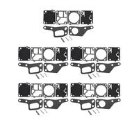 ERIHJOX Guarnizione a Membrana del carburatore Adatta for la ricostruzione del carburatore della Motosega 110 120 130 140 M1 M7 5 Pezzi