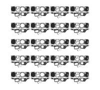 ERIHJOX Guarnizione a Membrana del carburatore Adatta for la ricostruzione del carburatore della Motosega 110 120 130 140 M1 M7 20 Pezzi