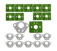 ERIHJOX Guarnizione carburatore da 20 Pezzi Adatta for Accessori Motore CG430 CG520 BC430 BC520 40-5 43cc 49cc 52cc(AB Set 20Pcs)