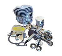 ERIHJOX Il Set di ricostruzione TS420 Include Cilindro, Albero Motore, Cuscinetti, guarnizioni e Torcia Adatti for TS410 e TS420, Parti della Sega da Taglio.(Full Set)