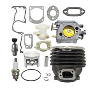 ERIHJOX Kit carburatore pistone Cilindro da 52 mm Adatto for Motosega 268 272 272K 272XP 61 574331601, 503758172 W Collettore
