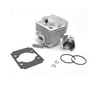 ERIHJOX Kit Cilindro CG260 34 MM Vecchio Stile Adatto for BG260 1E34F 25CC Gruppo Cilindro Fasce Elastiche PISTONE Clip Perno DECESPUGLIATORE