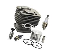 ERIHJOX Kit Cilindro da 44 mm Adatto for Motosega FS400 FS450 FS480 SP400 FR450 4116 020 1215 Candela di accensione Filtro Carburante Strumento di Ricambio