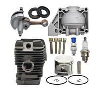 ERIHJOX Kit Cilindro pistone Albero Motore da 49 mm Adatto for Motosega MS390 MS290 MS310 039 029 Guarnizione di Ricambio 1127 020 1216