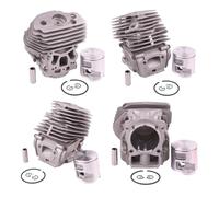 ERIHJOX Kit Cilindro pistone da 38 mm Adatto for MS180 018 MS 180 Cuscinetto Albero Motore Guarnizione Olio Coppa Motosega Parte di Ricambio