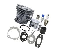 ERIHJOX Kit Cilindro pistone da 46 mm Adatto for 55 51 con Guarnizione di decompressione, Cuscinetto ad Aghi, Set di Candele for Motosega