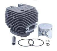 ERIHJOX Kit Cilindro pistone da 51 mm Adatto for Motosega 570 570XP 575 575XP Cuscinetto ad Aghi Candela 5372541-02 525839402 537254502