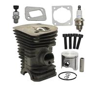 ERIHJOX Kit Cilindro pistone for Motosega da 40 mm Adatto for 340 345 Ex 2141 2145 Rivestito Placcato decompressione