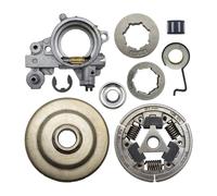 ERIHJOX Kit Corona pignone Tamburo Frizione 3/8" 8T 7T Adatto for Motosega a Vite Senza fine MS361 MS 361 1128 007 1000, 1128 160 2004