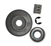 ERIHJOX Kit Cuscinetto ad Aghi con rondella e Clip for pignone Frizione Adatto for Motosega MS180 MS170 MS250 MS210 018 017 Ricambi for Utensili da Giardino