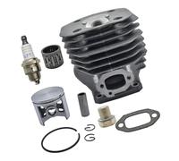 ERIHJOX Kit Cuscinetto Perno pistone Cilindro da 48 mm e 12 mm Adatto for Motosega 262XP 262 261, Guarnizione Rivestita, Parti di Ricambio