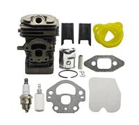 ERIHJOX Kit Cuscinetto pistone Cilindro da 39 mm Adatto for Motosega 240 236 235 236E 240E 545050417 Guarnizione carburatore Filtro Aria Linea