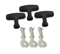 ERIHJOX Kit di 3 Set di funi di avviamento a Strappo Adatte for Motori a 4 Tempi GX270, GX340, GX390, GX420, GX610, GX620, 188F, 190F, generatore di Acqua