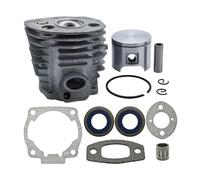 ERIHJOX Kit di Anelli di Sicurezza for Cilindro e pistone Adatti for Set di guarnizioni for paraolio 55 51, Pezzo di Ricambio for Motosega