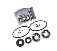 ERIHJOX Kit di Anelli Elastici for Perno pistone da 45 mm, Adatto for Set di guarnizioni for Cuscinetti a manovella da 5200 52 CC, Ricambio for Motosega.