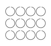 ERIHJOX Kit di Anelli pistone da 12 Pezzi da 45 mm x 1,2 mm Adatti for la Sostituzione della Motosega 353 351 350 346 XP 346XP 340