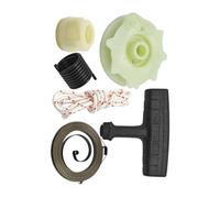 ERIHJOX Kit di avviamento a Strappo con Impugnatura, puleggia, Molla, mozzo, Corda, Adatto for Motosega 137, 142, 235, 236, 240 E, Pezzi di Ricambio.