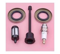 ERIHJOX Kit di Candele di accensione con Guarnizione dell'olio del Filtro Adatto for la Sostituzione della Motosega 051.