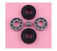 ERIHJOX Kit di Cuscinetti a manovella con paraolio for Albero Motore, Adatto for motoseghe 340, 345, 350 e 2145. Parti di Ricambio for Utensili.