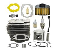 ERIHJOX Kit di decompressione for Guarnizione Cilindro pistone Adatto for Motosega 372 365 372XP 371 362XP da 50 mm con Motosega