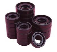 ERIHJOX Kit di guarnizioni for Albero Motore da 10 Pezzi for Motore decespugliatore CG430 40-5, 15x30x7, 12x22x7