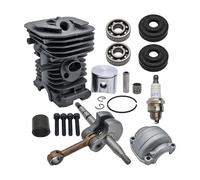 ERIHJOX Kit di guarnizioni for Albero Motore, pistone, Cilindro, Cuscinetto, Albero Motore, da 40 mm, Adatto for Motosega 136, 137, 141 e 142, ricambi 530069941
