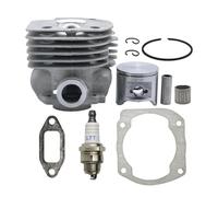 ERIHJOX Kit di guarnizioni for Cuscinetti a Gabbia, Fasce Elastiche e Pistoni cilindrici Rotondi da 48 mm, Adatti for Parti del Motore della Motosega 365 362