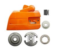 ERIHJOX Kit di Ingranaggi a Vite Senza fine for Tamburo, Coperchio Laterale, Frizione, Freno Catena, Adatto for Motosega 340, 345 e 350, Pezzo di Ricambio.