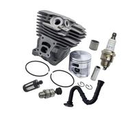 ERIHJOX Kit di Ricambio for Cilindro da 47 mm Adatto for MS362 MS362C, Anello pistone, Perno Elastico, Motosega, utensile di Ricambio 1140 020 1200