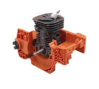 ERIHJOX Kit di ricostruzione del Motore del Cilindro del Carter da 38 mm, Adatto for Motosega 137, 142, 137E e 142E, Placcato.