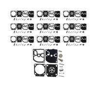 ERIHJOX Kit di Riparazione del carburatore da 10 Pezzi Adatto for MS261 MS271 MS291 MS261C MS271C MS291C MS 261 271 291 Parte di Ricambio for Motosega