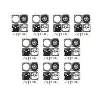 ERIHJOX Kit di Riparazione diaframma carburatore da 10 Pezzi Adatto for 362 365 371 372 2065 2165 RB-60 Parti di Ricambio