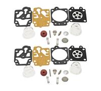ERIHJOX Kit di Riparazione e revisione del carburatore Adatto for Tosaerba CG260 CG330 CG430 CG520 GX35 40-5 44-5 43CC 52CC, 2 Pezzi/Lotto