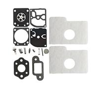 ERIHJOX Kit di Riparazione e ricostruzione del carburatore Adatto for Motosega MS180 018 MS170 017 MS 180 170, Pezzo di Ricambio, Filtro dell'Aria, Guarnizione del carburatore