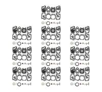 ERIHJOX Kit di Riparazione e ricostruzione della Guarnizione del carburatore K20-WYL Adatto for GX22 GX31 LE230 GT1100 GT2101 WYL-240 10 Pezzi