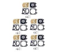 ERIHJOX Kit di Riparazione e ricostruzione della Guarnizione della Membrana del carburatore for motoseghe 38/45/52/58(10 Set)