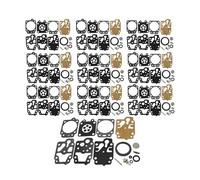 ERIHJOX Kit di Riparazione e ricostruzione guarnizioni carburatore da 10 Pezzi Adatto for GX25 GX35 HHB25 HHH25 Sostituzione K10-D20-WYJ K10-WYB CARB