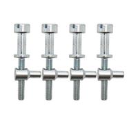 ERIHJOX Kit di Viti tendicatena e regolatore di Tensione Adatti for Motosega 028 038 MS380 MS 380, utensile di Ricambio, 4 Pezzi