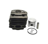 ERIHJOX Kit Fasce Elastiche for pistone e Cilindro Motore da 46 mm, Adatto for Accessori for Parti di Motore for Motosega 55# 503 60 91 71