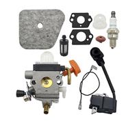 ERIHJOX Kit Filtro Aria Bobina di accensione carburatore Adatto for FS87 FS90 FS100 HL100 HL95 KM90 HT100 KM100 KM130 Ricambi for riparazioni