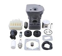 ERIHJOX Kit Filtro Aria pistone Cilindro Placcato da 42 mm Adatto for Motosega 340 345 350 503870276 537024002w Tubo paraolio