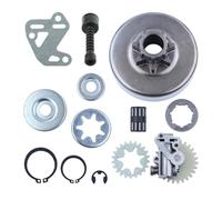 ERIHJOX Kit Filtro Tamburo Frizione 3/8" 7T Adatto for Motosega MS380 038 MS381 1119 160 2000