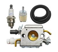 ERIHJOX Kit Filtro Tubo Flessibile carburatore Adatto for Motosega 340 345 346 XP 350 351 353 C3-EL32 C1Q-EL18B